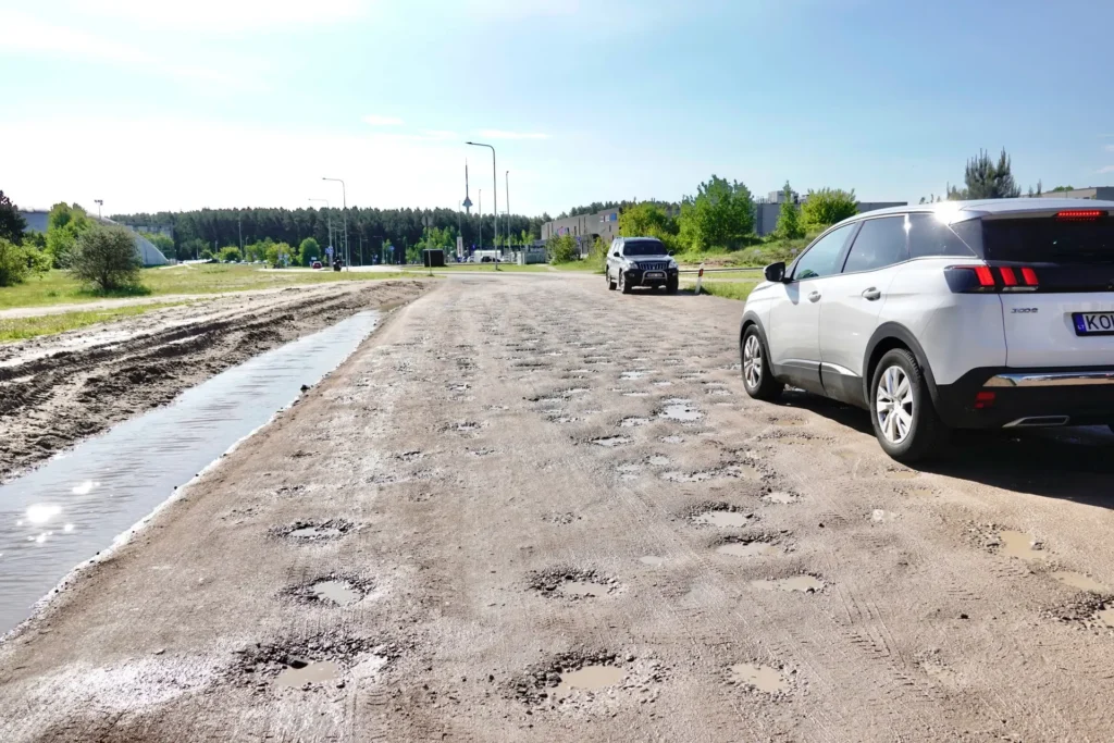 Gilužio gatvė Pilaitėje, kurią planuojama sutvarkyti
